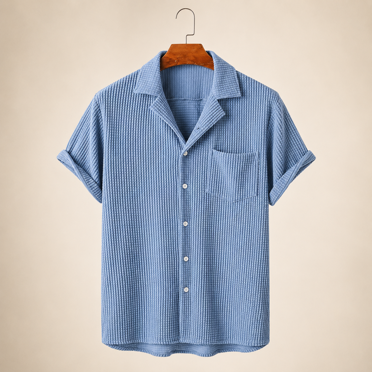 Santorini Waffle Polo