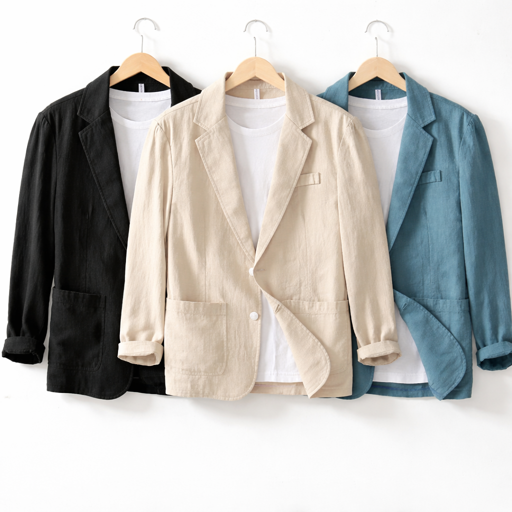 Riviera Casual Linen Blazer