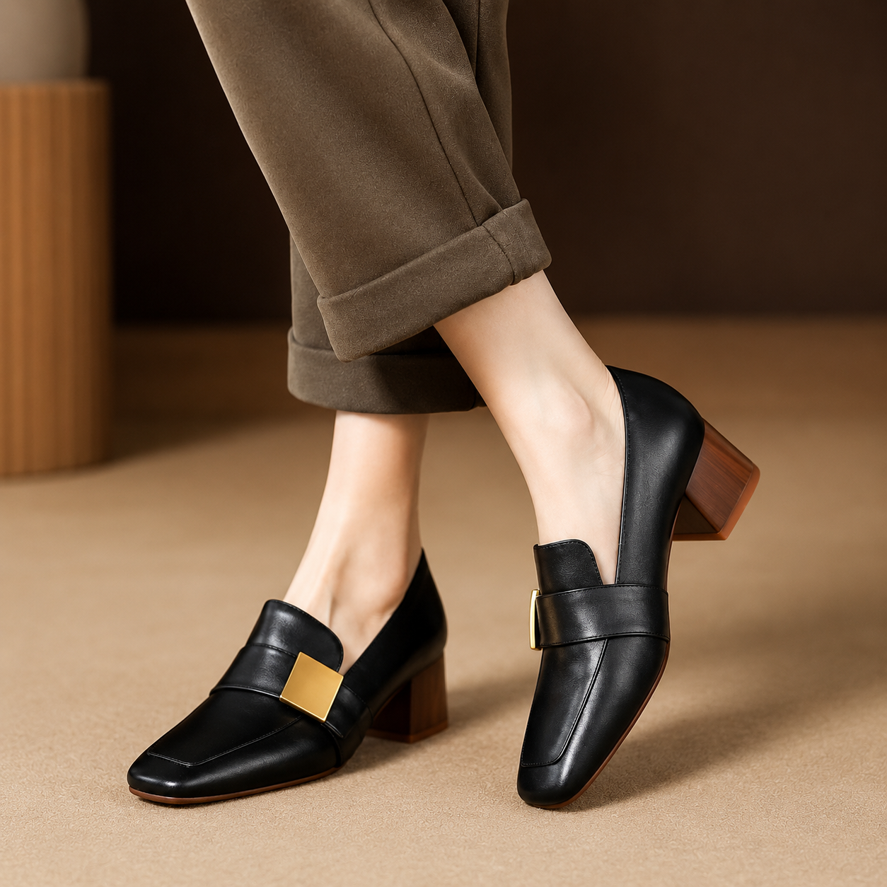 Marcelline Leather Heels
