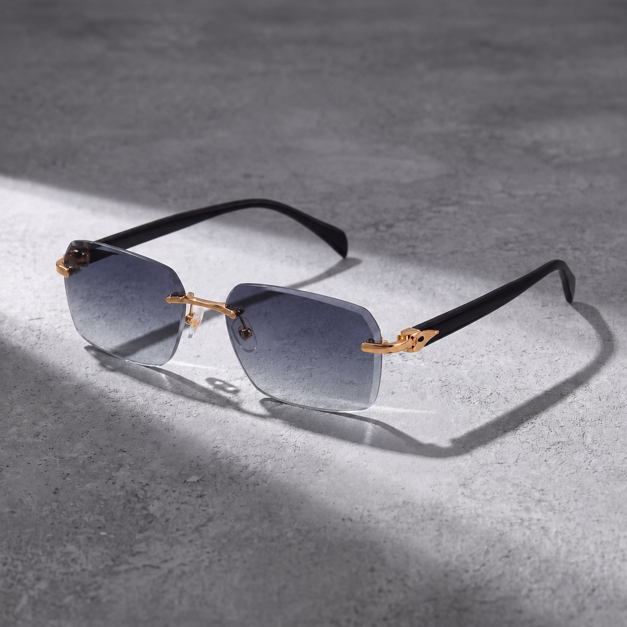 Monarch Rimless Sunglasses