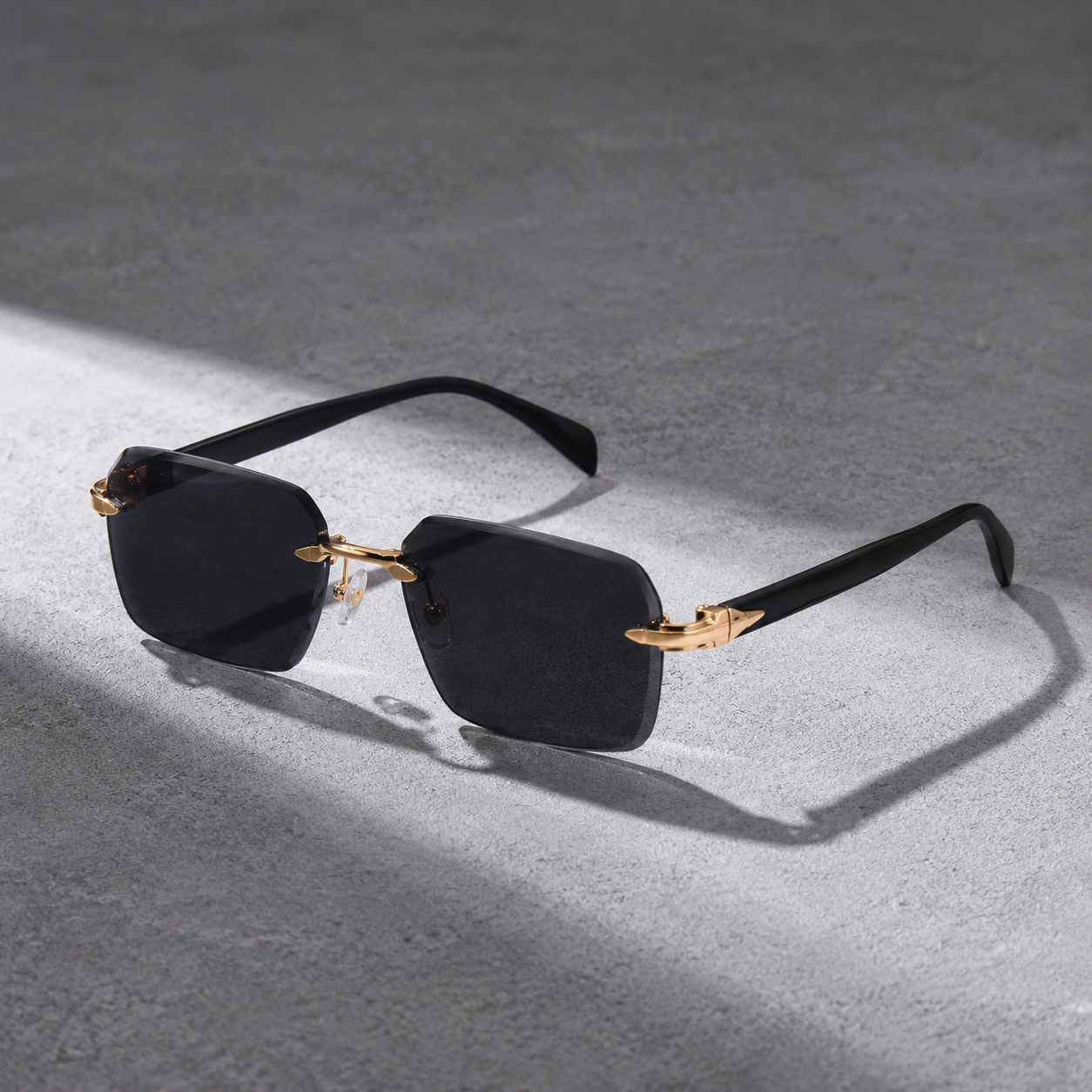 Monarch Rimless Sunglasses