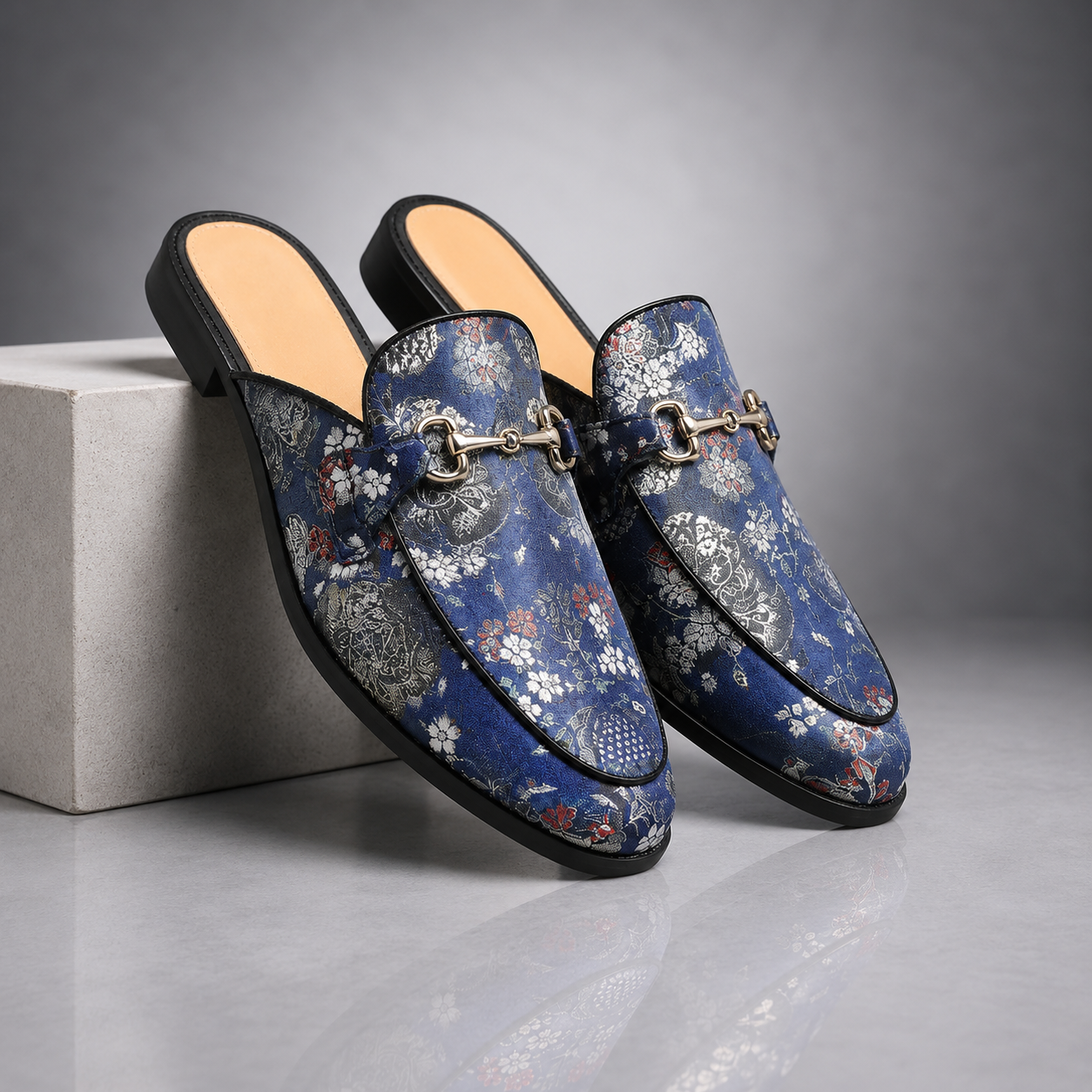 Monaco Tapestry Mules