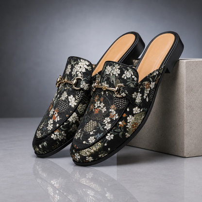 Monaco Tapestry Mules