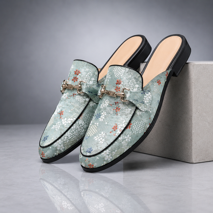 Monaco Tapestry Mules