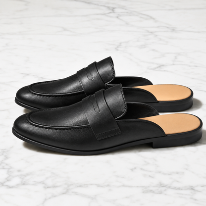 Monroe Leather Mules