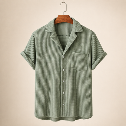 Santorini Waffle Polo