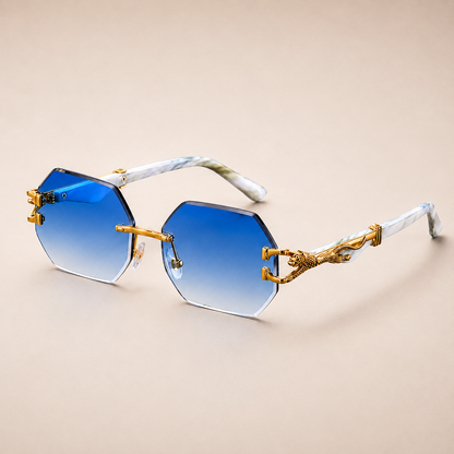 Rimless Leopard Shades