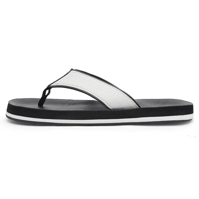 Havana Leather Flip Flops