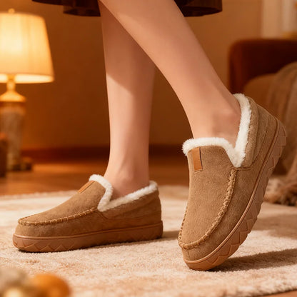 Alpine Plush Moccasin Slippers