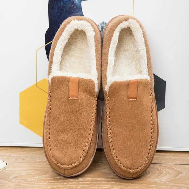 Alpine Plush Moccasin Slippers