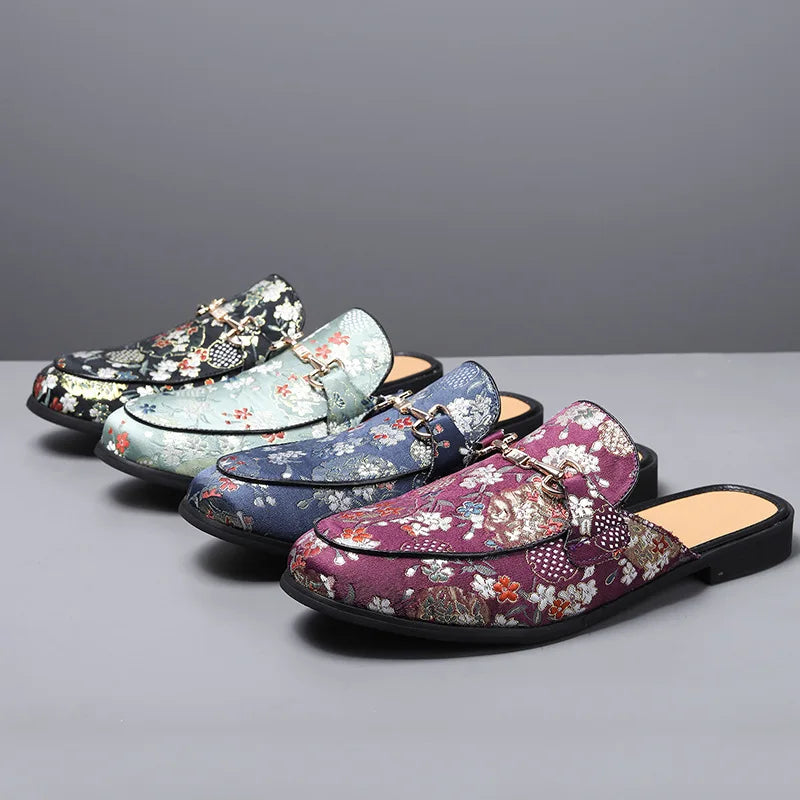 Monaco Tapestry Mules