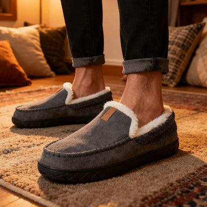Alpine Plush Moccasin Slippers