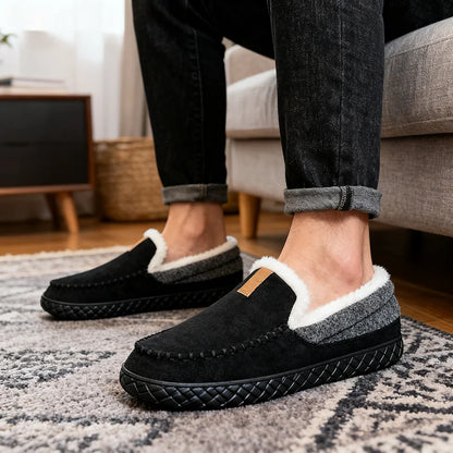 Alpine Plush Moccasin Slippers