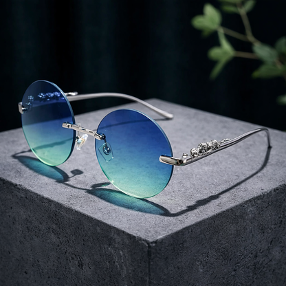Eclipse Crystal Edge Sunglasses