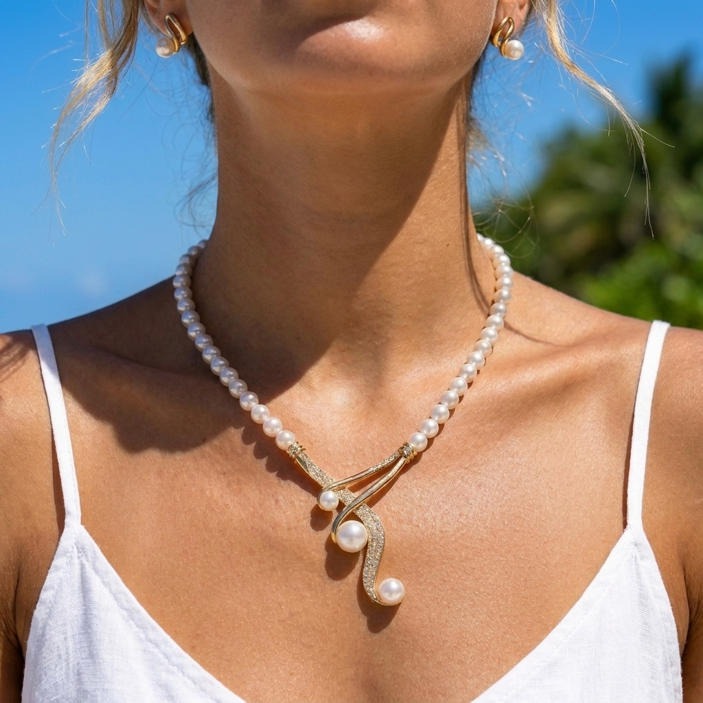 Elara Pearl Set