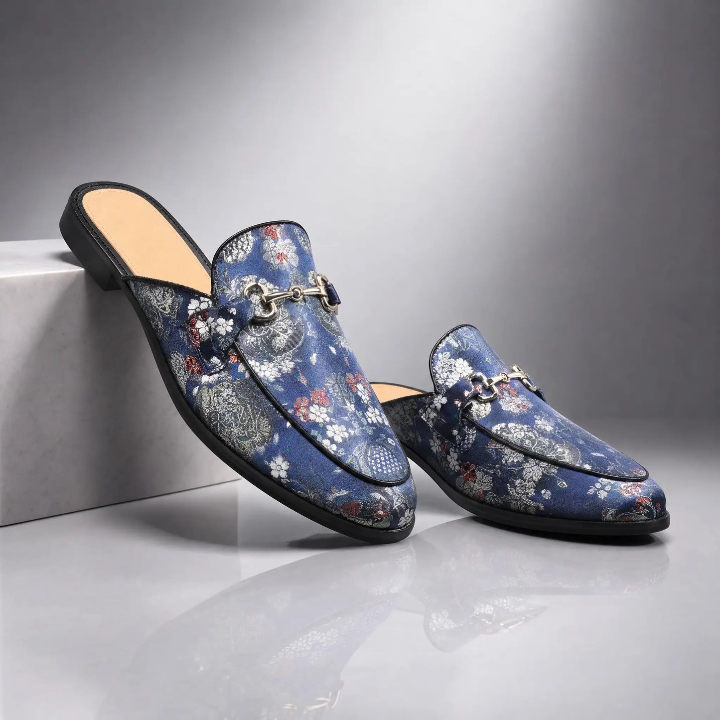 Monaco Tapestry Mules