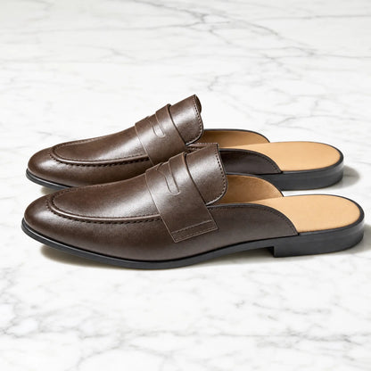 Monroe Leather Mules