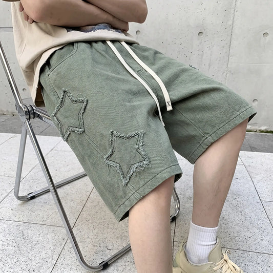 North Star Patch Shorts