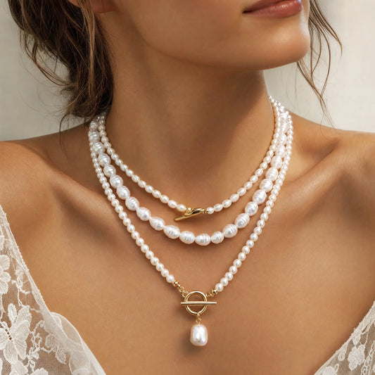Pearl Cascade Necklace