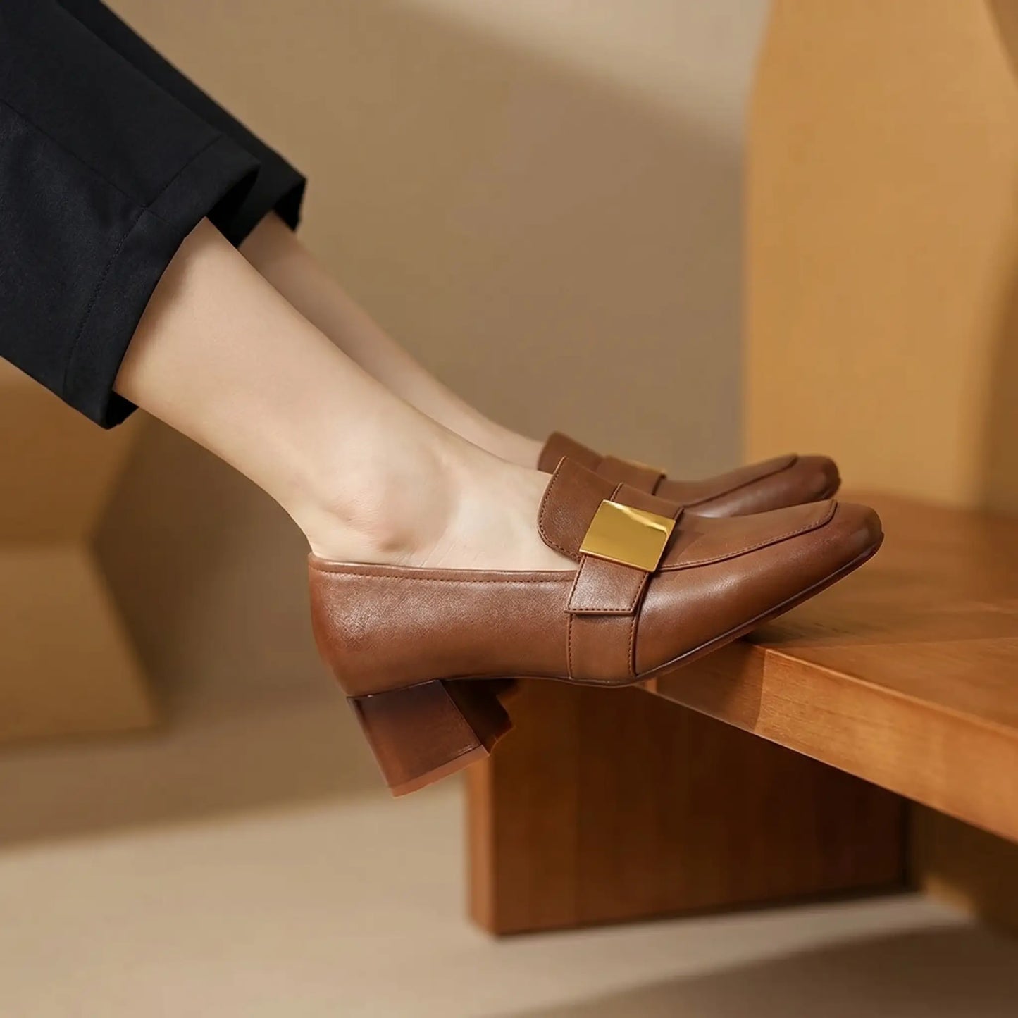 Marcelline Leather Heels