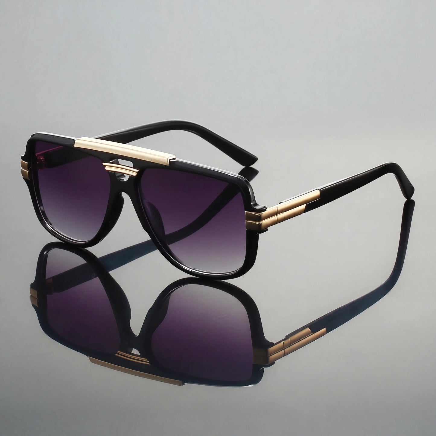 Double Bridge Pilot Sunglasses