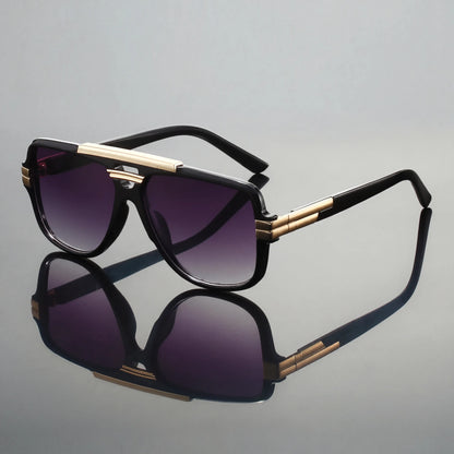 Double Bridge Pilot Sunglasses
