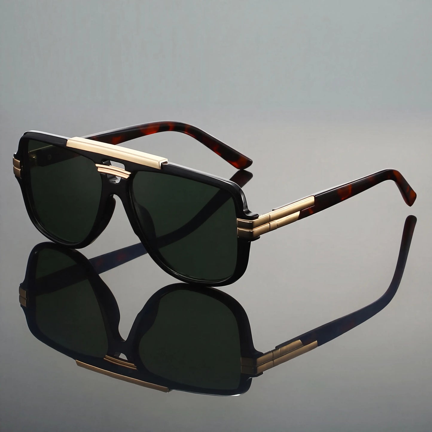 Double Bridge Pilot Sunglasses