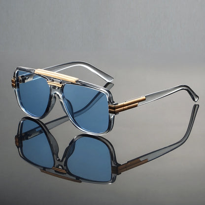 Double Bridge Pilot Sunglasses