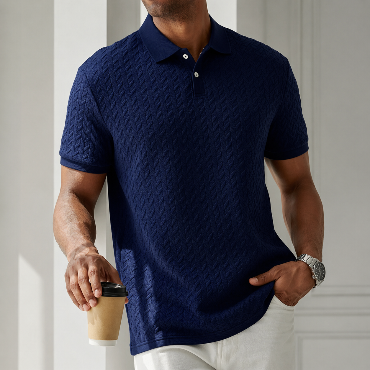 Arden Textured Polo
