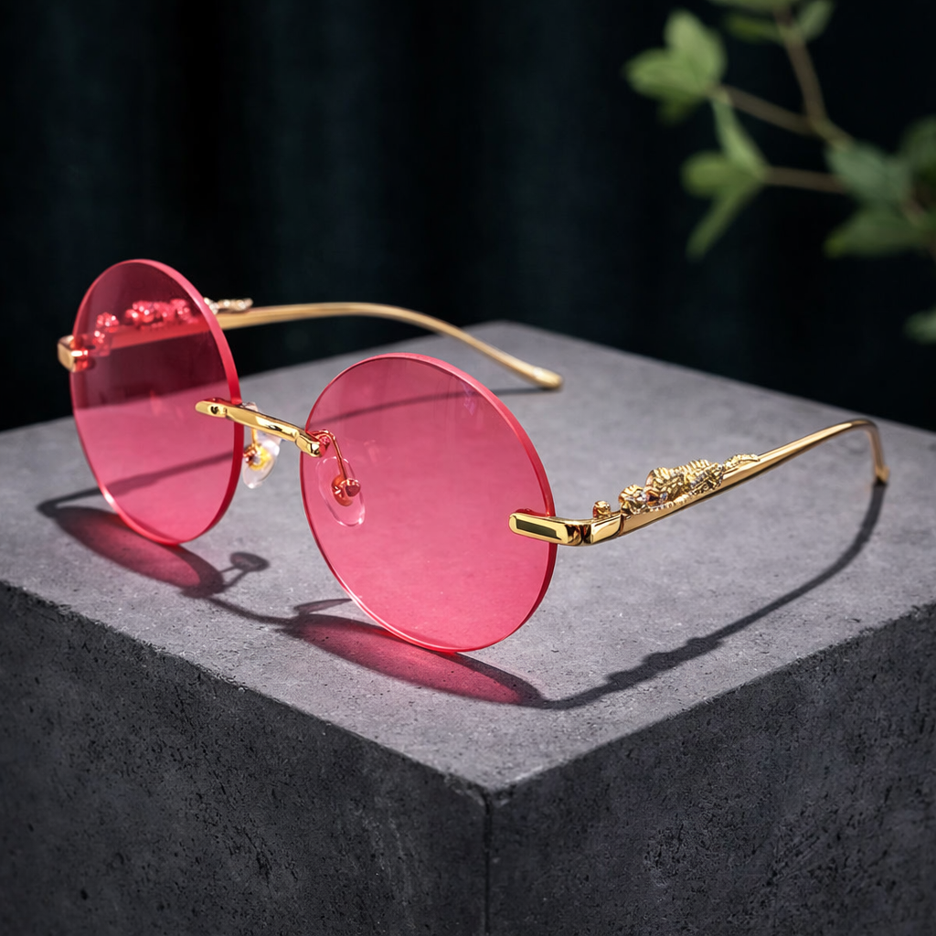 Eclipse Crystal Edge Sunglasses
